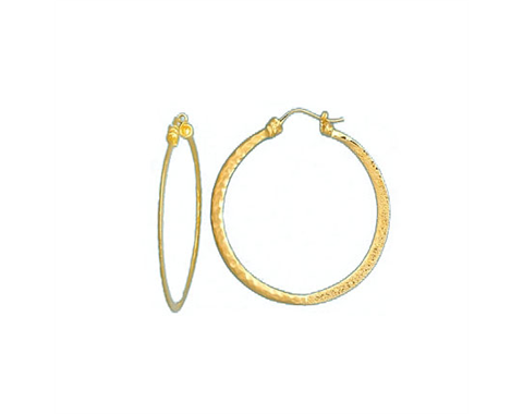 18k Yellow Gold Oval and Round Link Earrings